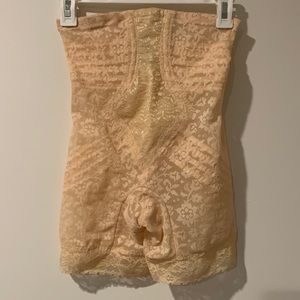 Rago Hi Waist Long Leg Shaper in beige